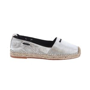 SOL SANA Silver Lace Up Espadrilles